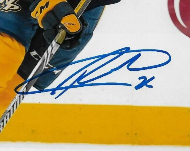 Signed Philip Tomasino  Nashville Predators Autographed 8x10 Photo #1 Original
