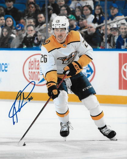 Signed Philip Tomasino Nashville Predators Autographed 8x10 Photo #2 Original