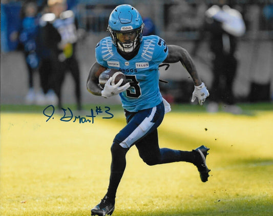 Signed Janarion Grant Toronto Argonauts Autographed 8x10 Photo #1 Original
