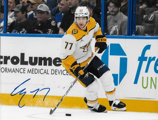 Signed Luke Evangelista Nashville Predators Autographed 8x10 Photo #1 Original