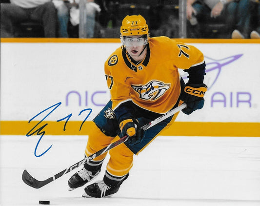 Photo autographiée 8x10 de Luke Evangelista par les Nashville Predators #2 originale