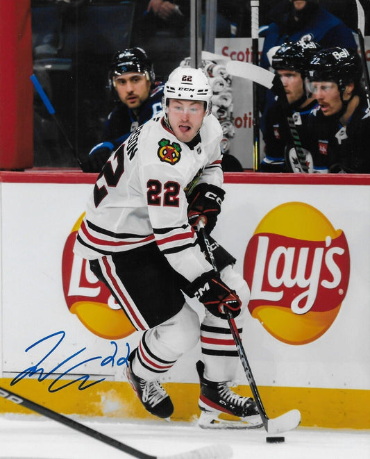 Signed Joey Anderson Chicago Blackhawks Autographed 8x10 Photo #1 Original