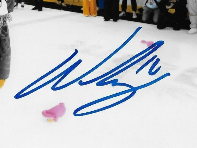 Signed Nicolas Roy Vegas Golden Knights Stanley Cup 8x10 Photo #1 Original