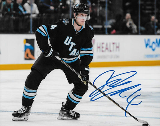 Signed Juuso Valimaki Utah Hockey Club Autographed 8x10 Photo #1 Original