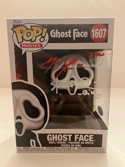 Signed Mathew Lillard Skeet Ulrich autographed Scream Ghostface Funko Pop JSA