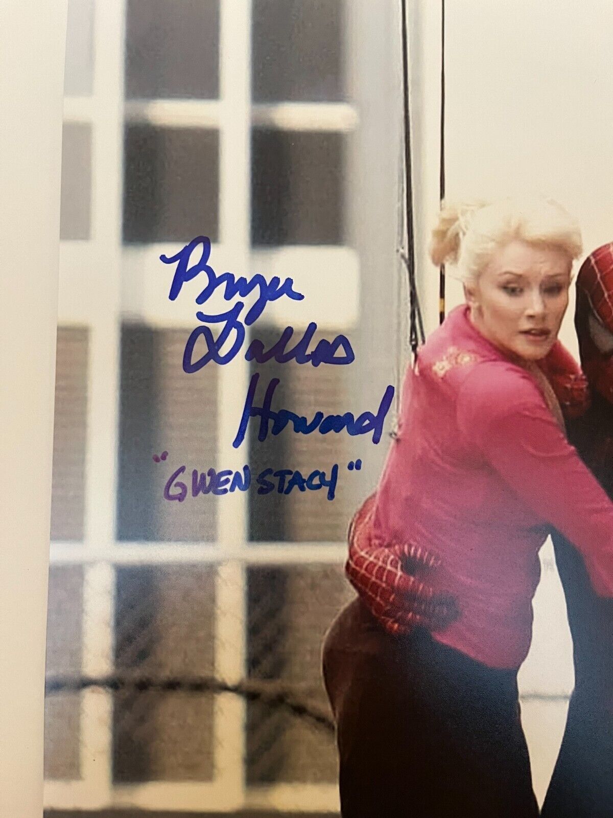 Signed Bryce Dallas Howard Actress Spiderman 11x14 Photo  JSA