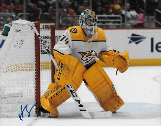 Signed Juuse Saros Nashville Predators Autographed 8x10 Photo #2 Original