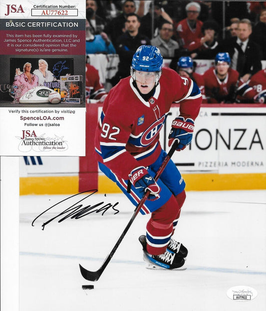 Signed Patrik Laine Montreal Canadiens 8x10 Photo 1 Original JSA Authentication