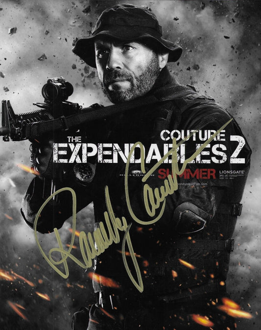 Signed Randy Couture The Expendables Autographed 8x10 Photo #3 Original