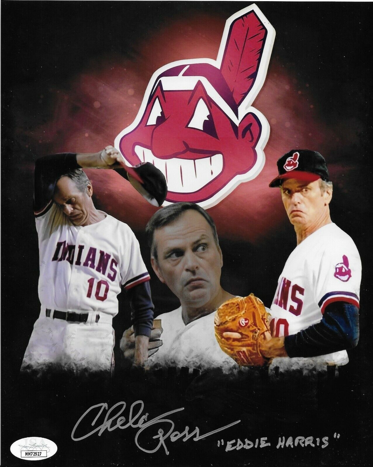 Signed Chelcie Ross Autographed Major League 8x10 Photo #1 w JSA Authentication