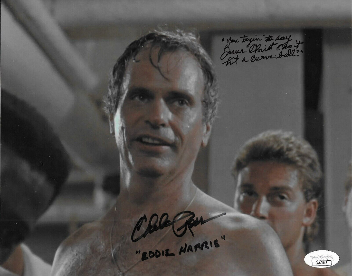 Signed Chelcie Ross Autographed Major League 8x10 Photo #2 w JSA Authentication