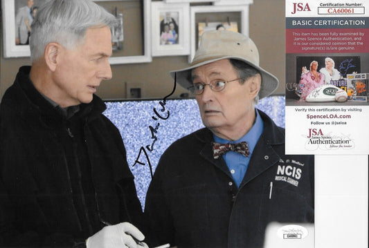 Photo autographiée 8x10 de David McCallum NCIS n°1 avec authentification JSA