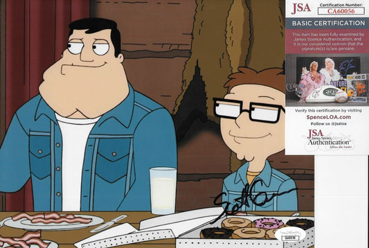 Photo autographiée 8x10 de Scott Grimes, American Dad, n°2, avec authentification JSA