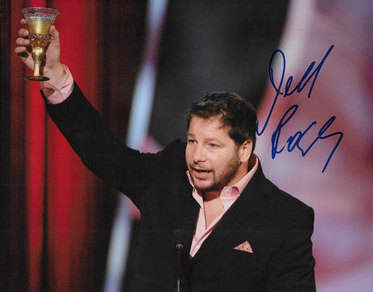 Photo 8x10 autographiée par Jeff Ross Roast Master #2 Original