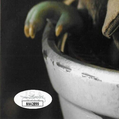 Signed John Rosengrant Star Wars Baby Yoda 8x10 photo #4 with JSA Authentication