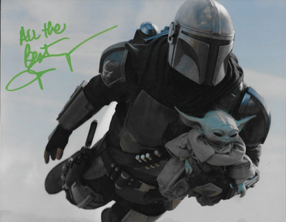 Signed John Rosengrant Star Wars Baby Yoda Autographed 8x10 photo #8 Original