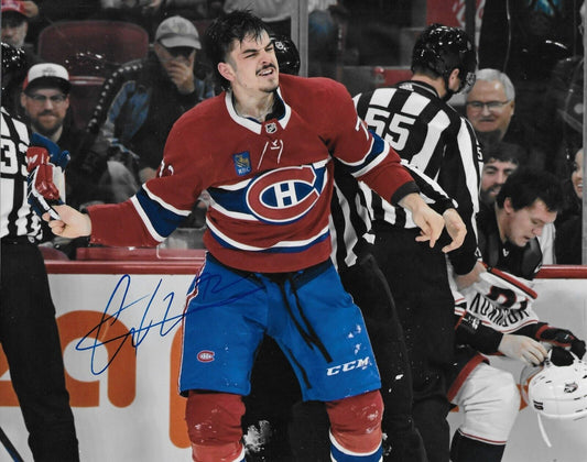 Signed Arber Xhekaj Montreal Canadiens Autographed 8x10 Photo #1 Private Signing