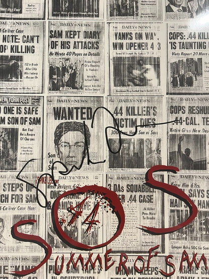 Photo signée Summer of Sam 12x18 Réalisateur Spike Lee Acteur JSA