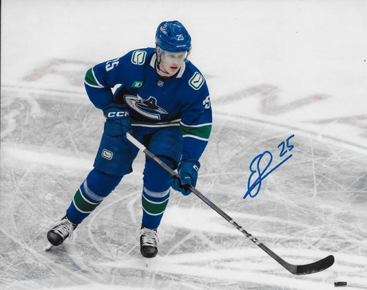 Signed Elias Pettersson Vancouver Canucks Abbotsford D Man 8x10 Photo 4 Original