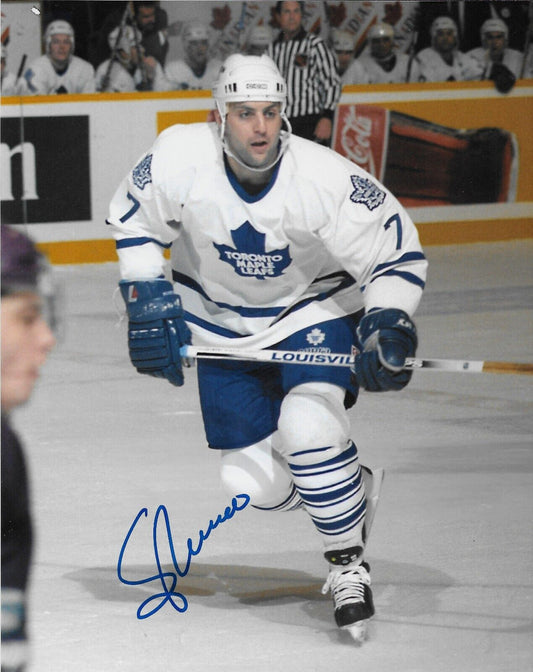 Signed Sergio Momesso Toronto Maple Leafs 8x10 Photo #4 Private Signing Original