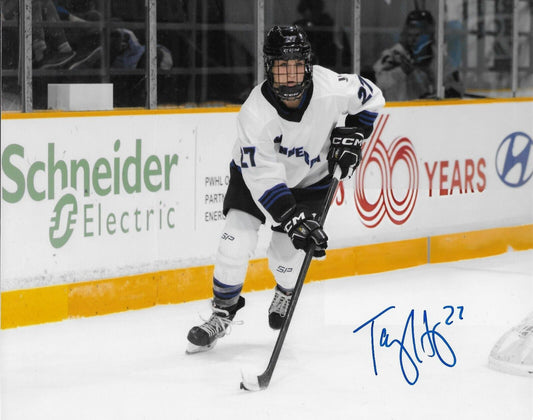 Photo originale signée Taylor Heise PWHL Minnesota Frost Team USA Hockey 8x10 #7