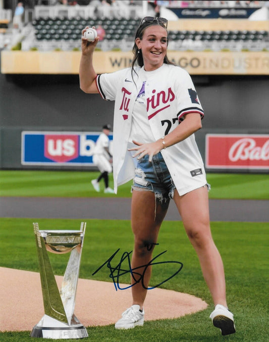 Photo originale signée Taylor Heise PWHL Minnesota Frost Team USA Hockey 8x10 #6