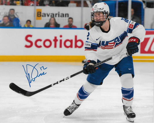 Signed Kelly Pannek Team USA Olympics Minnesota Frost 8x10 Photo #7 Original