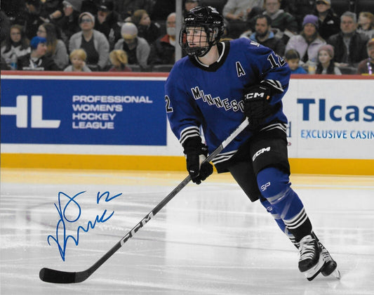 Signed Kelly Pannek PWHL Minnesota Frost Autographed 8x10 Photo #8 Original