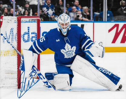 Signed Dennis Hildeby  Toronto Maple Leafs Autographed  8x10 Photo #2 Original