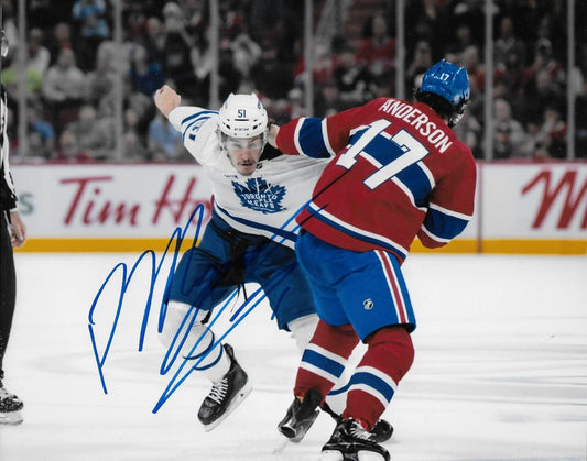 Signed Philippe Myers Toronto Maple Leafs Autographed  8x10 Photo #1 Original