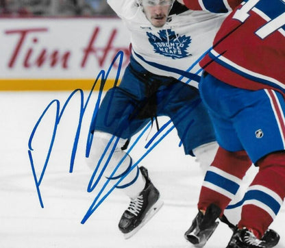Signed Philippe Myers Toronto Maple Leafs Autographed  8x10 Photo #1 Original