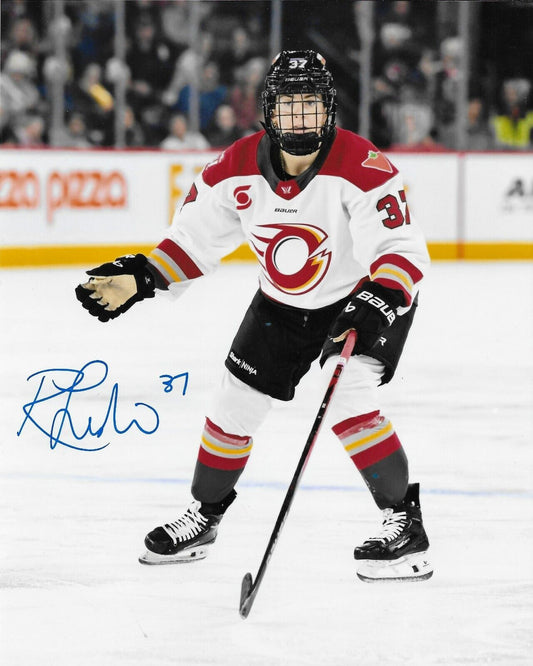 Signed Rebecca Leslie PWHL Ottawa Charge Autographed 8x10 Photo #1 Original