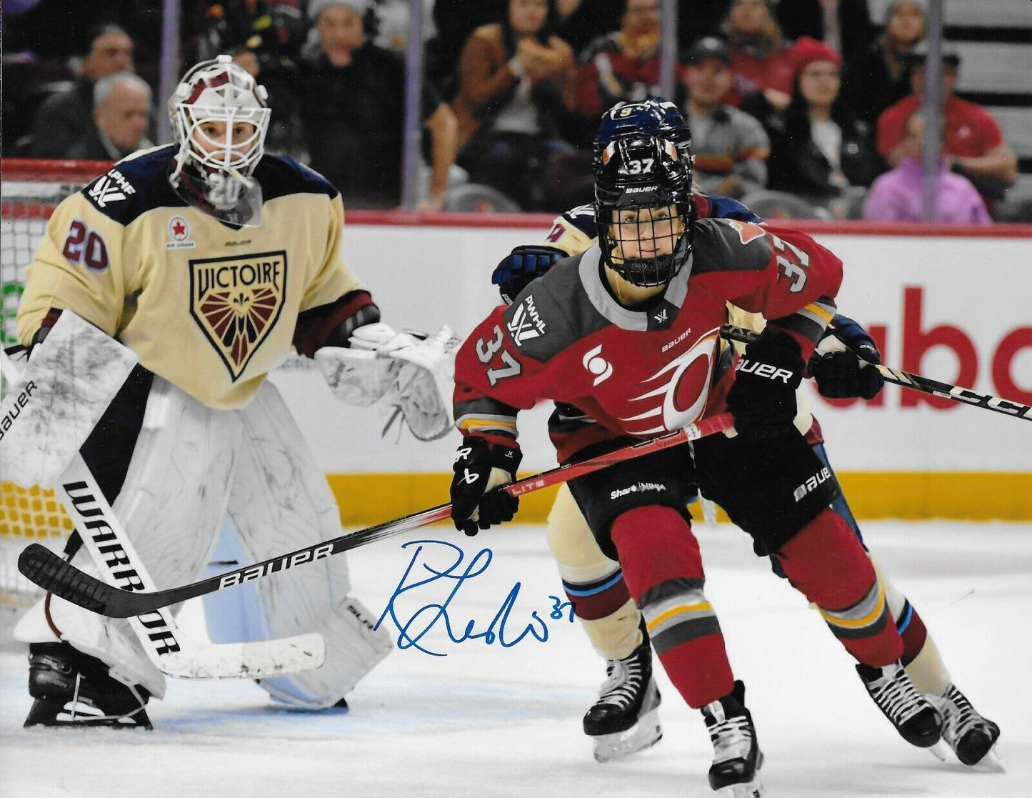 Signed Rebecca Leslie PWHL Ottawa Charge Autographed 8x10 Photo #3 Original