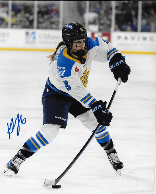 Signed Kali Flanagan PWHL Toronto Sceptres Autographed 8x10 Photo #4 Original