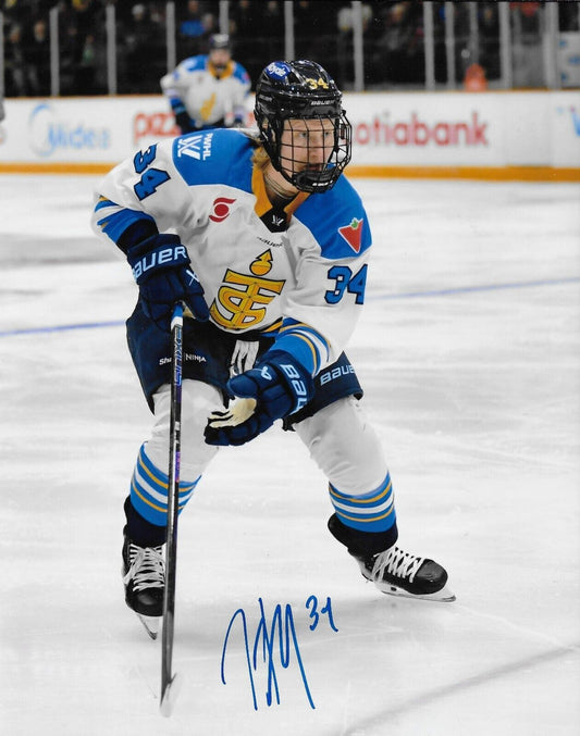 Signed Hannah Miller PWHL Toronto Sceptres Autographed 8x10 Photo #1 Original