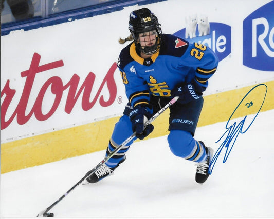 Signed Kaitlin Willoughby PWHL Toronto Sceptres Autographed 8x10 Photo Original