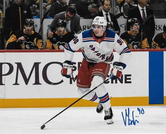Signed Victor Mancini  New York Rangers Autographed 8x10 Photo #3 Original