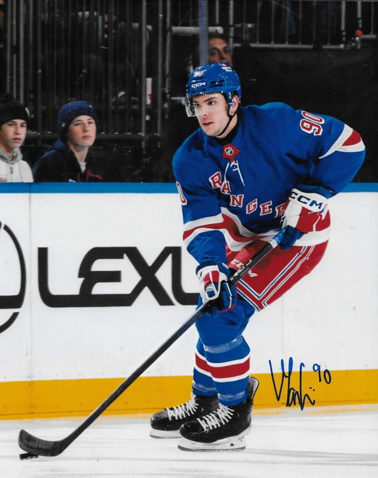 Signed Victor Mancini  New York Rangers Autographed 8x10 Photo #5 Original
