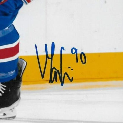Signed Victor Mancini  New York Rangers Autographed 8x10 Photo #5 Original