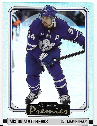 2024-25 O-Pee-Chee Premier Hockey Auston Matthews P-12 Toronto Maple Leafs