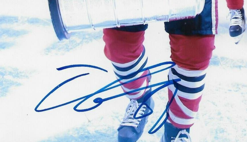 Signed Teuvo Teravainen Chicago Blackhawks Stanley Cup 8x10 Photo #3 Original