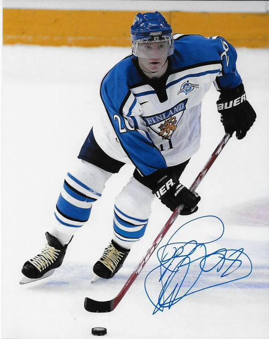 Signed Jere Lehtinen Team Finland Autographed 8x10 Photo #1 Original