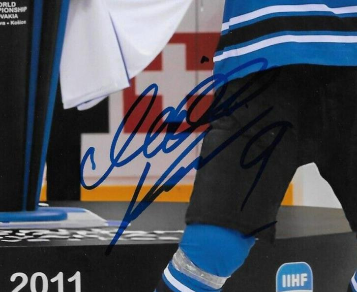 Signed Mikko Koivu Team Finland Autographed 8x10 Photo #1 Original
