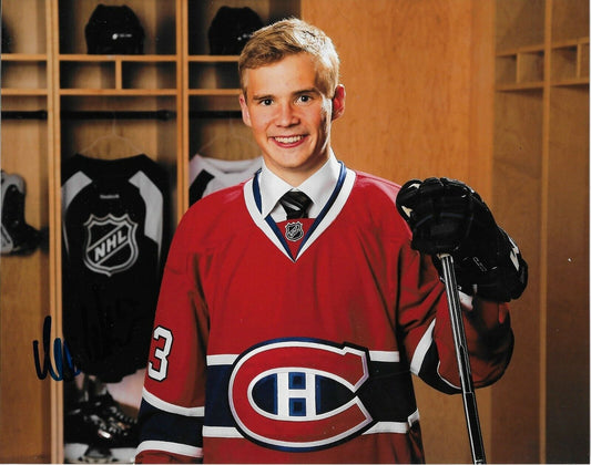Signed Artturi Lehkonen Montreal Canadiens Autographed 8x10 Photo #2 Original