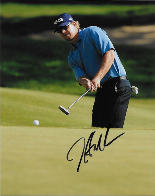 Signed Hunter Mahan PGA Golf Autographed 8x10 Photo #6 Original