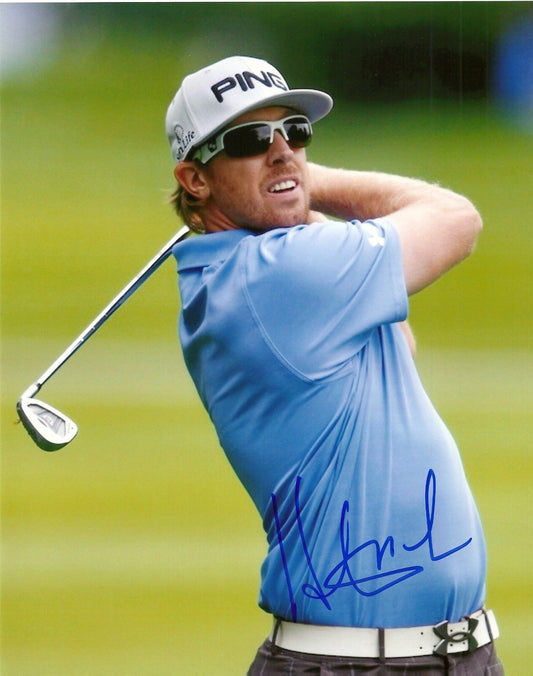 Signed Hunter Mahan PGA Golf Autographed 8x10 Photo #3 Original