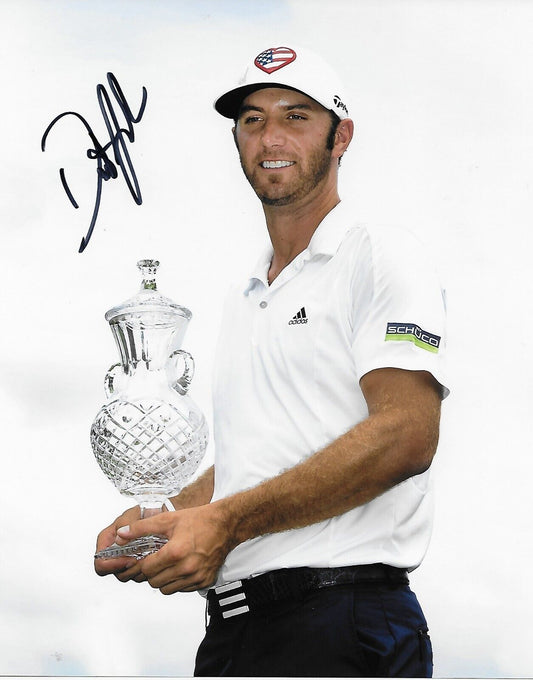 Signed Dustin Johnson PGA Golf Autographed 8x10 Photo #1 Original