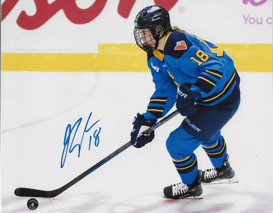 Signed Jesse Compher PWHL Toronto Sceptres Autographed 8x10 Photo #2 Original