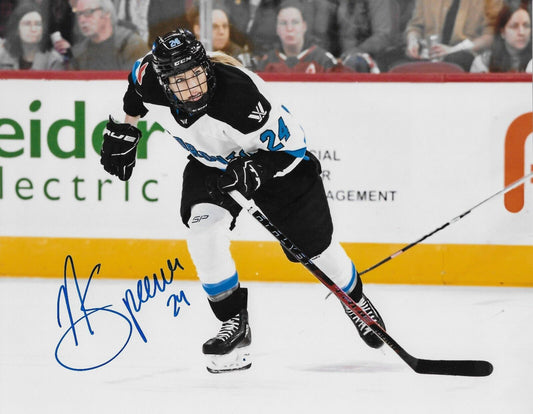 Signed Natalie Spooner PWHL Toronto Sceptres Autographed 8x10 Photo #3 Original