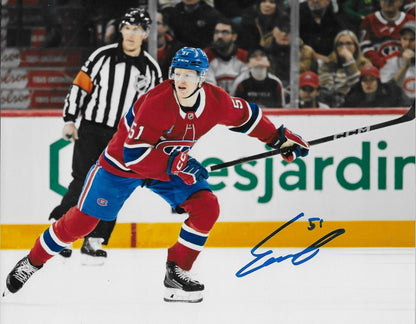 Signed Emil Heineman Montreal Canadiens 8x10 Photo #4 Original Private Signing